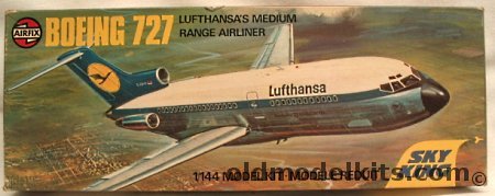 Airfix 1/144 Boeing 727-100 Lufthansa Sky King Issue, 03173-6 plastic model kit